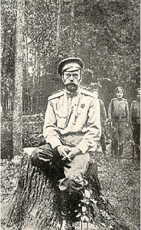 Царь Николай II после отречения